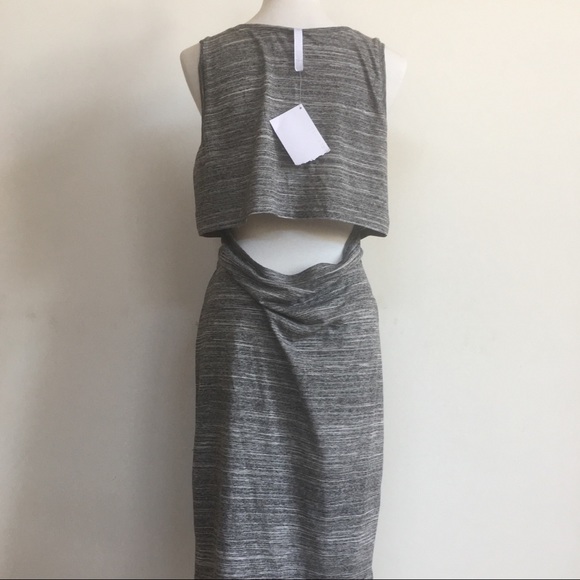 Fabletics Eileen Midi Dress open Back Jersey Dress - Picture 4 of 6